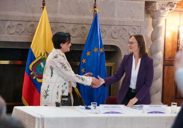 Ecuador y Unión Europea lanzan programa para combatir crimen organizado