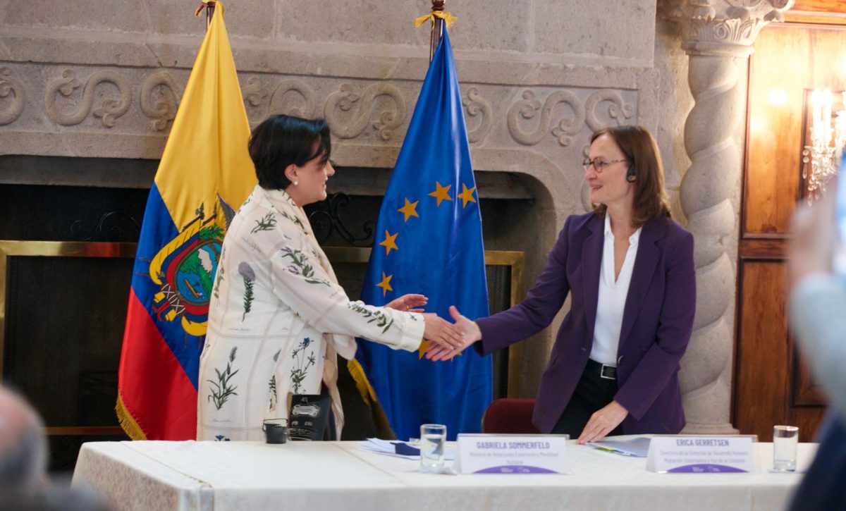 Ecuador y Unión Europea lanzan programa para combatir crimen organizado