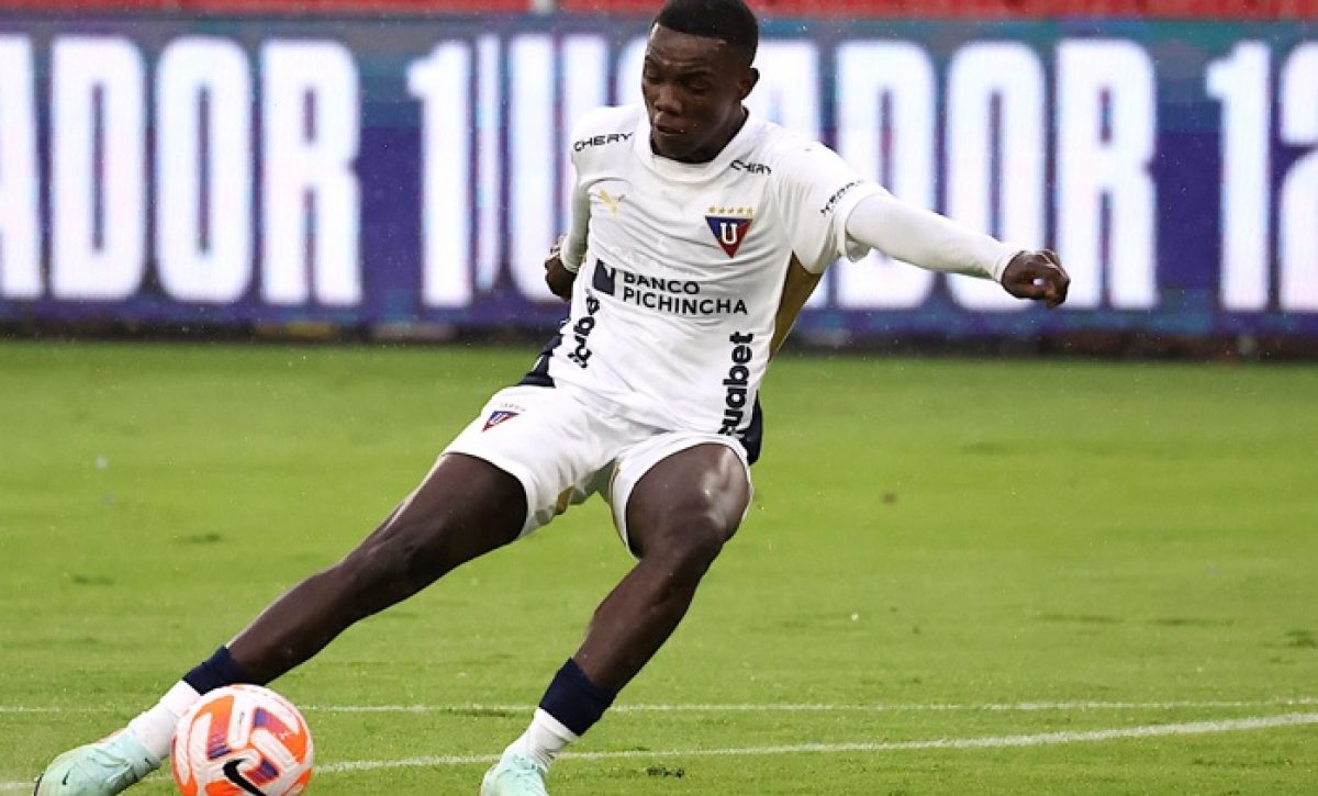 Ederson Edwin Castillo Ayoví es un futbolista ecuatoriano de Liga de Quito. FOTO: API