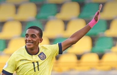 Edwin Quintero jugador sub 17 de la selección de Ecuador
