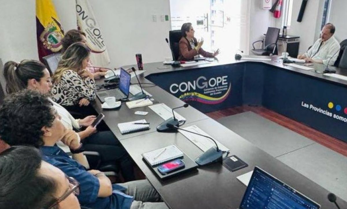 El Consorcio de Gobiernos Autónomos Provinciales del Ecuador (Congope) felicitó al presidente Daniel Noboa por su reelección.