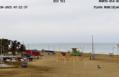 El ECU-911 reportó el movimiento del perfil costero de Manabí en medio de la alerta de Tsunami por terremoto en Rusia