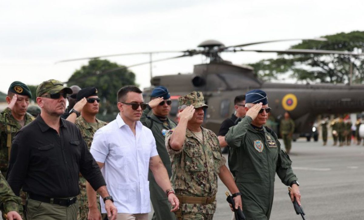 El Ejército Ecuatoriano recibe dos helicópteros H225 para reforzar las operaciones militares. (Presidencia de Ecuador).