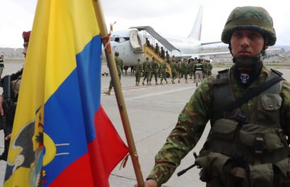 El Ejército de Ecuador despliega 1.750 soldados en nueve provincias del país para combatir el crimen organizado