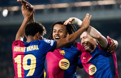 El FC Barcelona golea por 4-0 al Borussia Dortmund en la ida de los cuartos de final