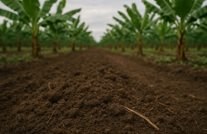 El Fusarium ataca las raíces y el sistema vascular de la planta, bloqueando la absorción de agua y nutrientes