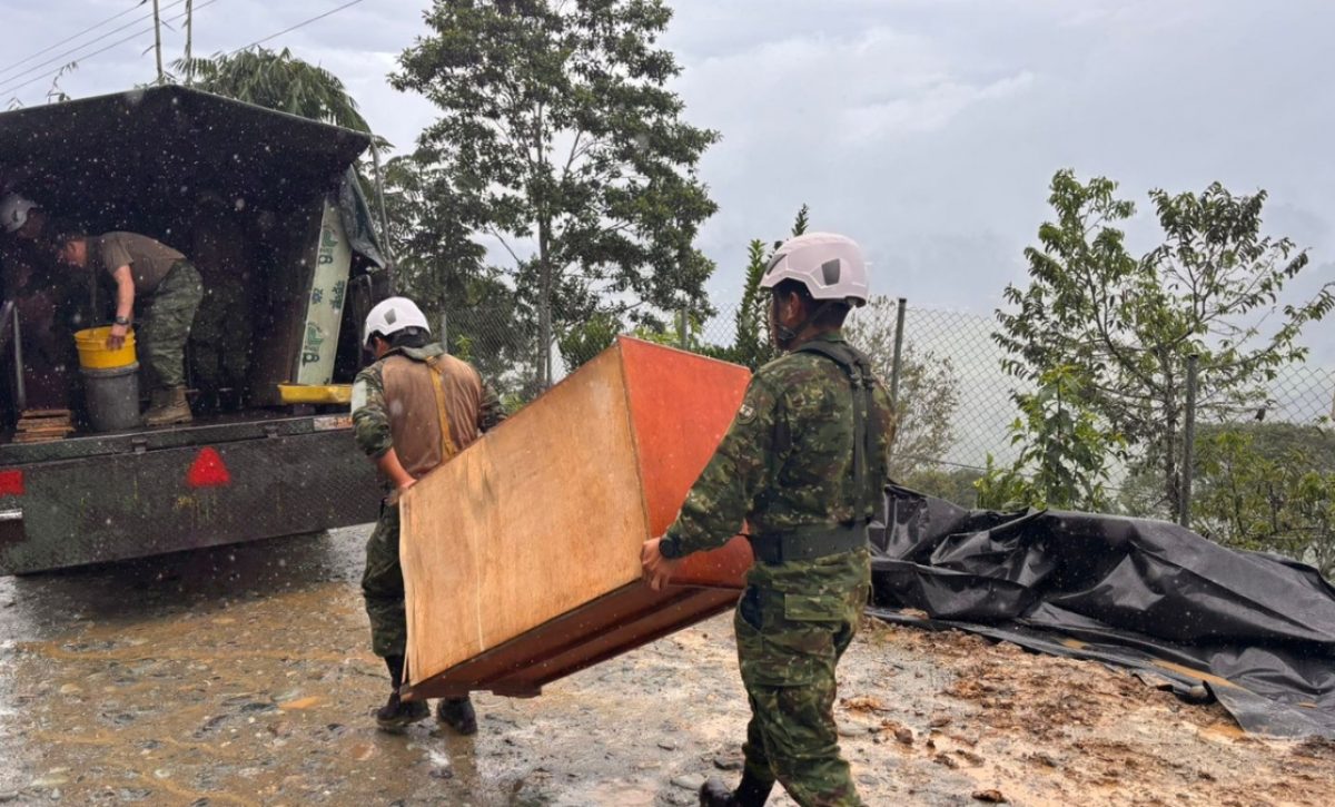 El Gobierno anuncia medidas de emergencia ante las afectaciones provocadas por el temporal lluvioso en la Amazonía. (Fuerzas Armadas).
