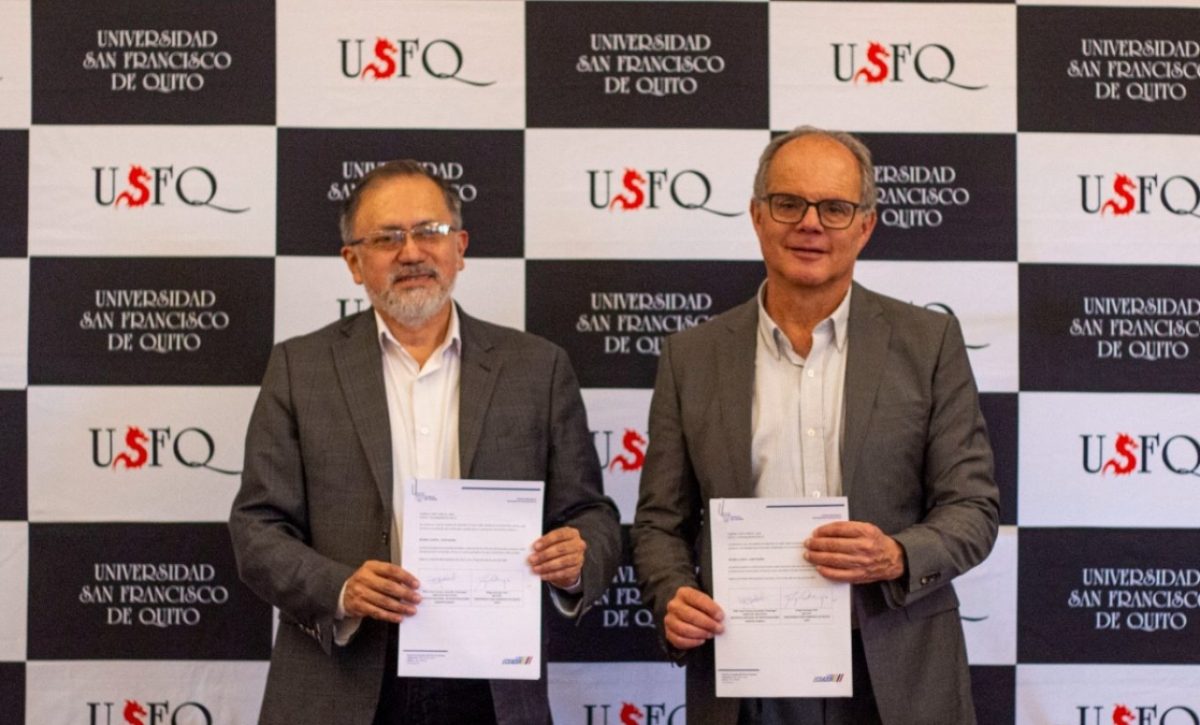 El INIAP y la USFQ firman convenio para fortalecer la investigación en el sector agropecuario del Ecuador. (INIAP).