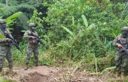 El Ministerio de Gobierno condena el asesinato de once elementos de las Fuerzas Armadas de la brigada de selva Nº 19 Napo. (Internet).