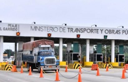 El Ministerio de Transporte y Obras públicas suspende los cobros en las estaciones de peaje El Garrido y La Avanzada de la provincia de El Oro. Internet.