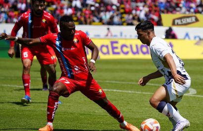 El Nacional se impuso 1-0 a Liga de Quito este domingo en el estadio Olímpico Atahualpa,