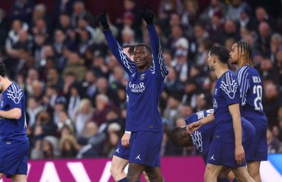 El PSG sufrió con el Aston Villa pero clasificó a las semifinales de la Champions League