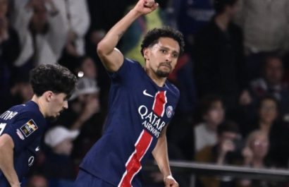 El París Saint-Germain venció 3-1 al Auxerre, Marquinhos marcó uno de los goles