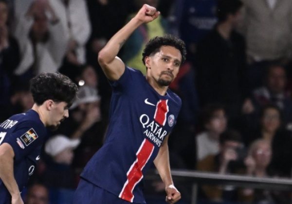 El París Saint-Germain venció 3-1 al Auxerre, Marquinhos marcó uno de los goles