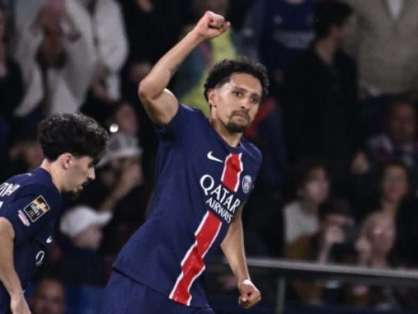 El París Saint-Germain venció 3-1 al Auxerre, Marquinhos marcó uno de los goles