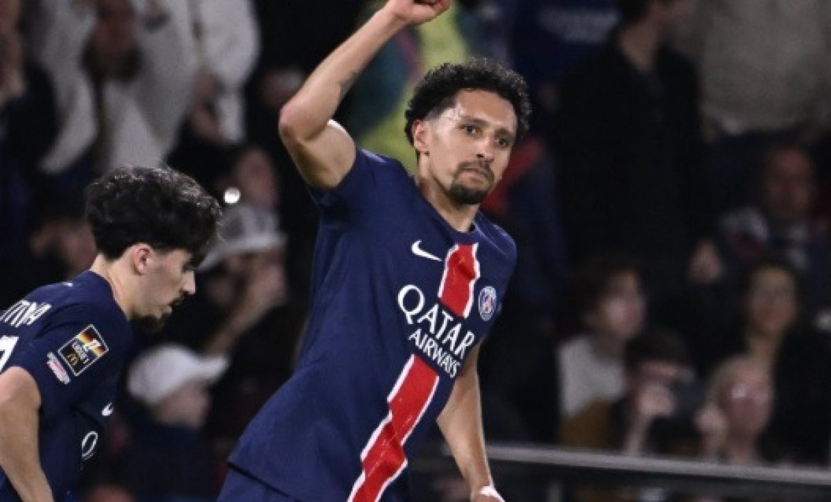 El París Saint-Germain venció 3-1 al Auxerre, Marquinhos marcó uno de los goles