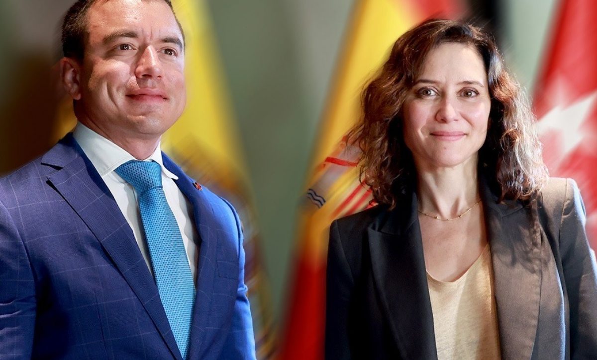 El Presidente Daniel Noboa se reunió este martes con Isabel Díaz Ayuso, presidenta de la Comunidad de Madrid.