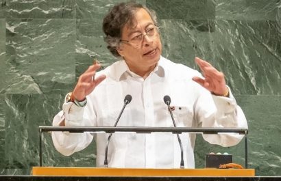 El Presidente de Colombia Gustavo Petro interviene en la ONU. FOTO: Europa Press