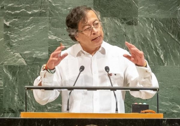 El Presidente de Colombia Gustavo Petro interviene en la ONU. FOTO: Europa Press