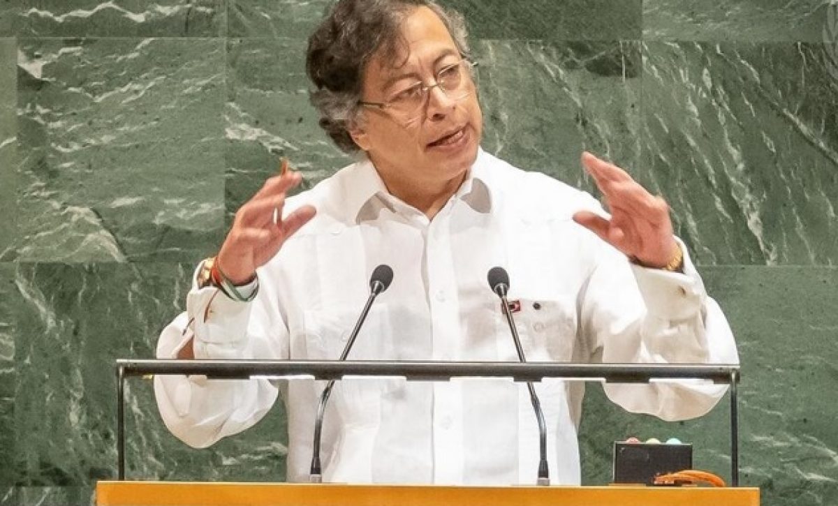El Presidente de Colombia Gustavo Petro interviene en la ONU. FOTO: Europa Press