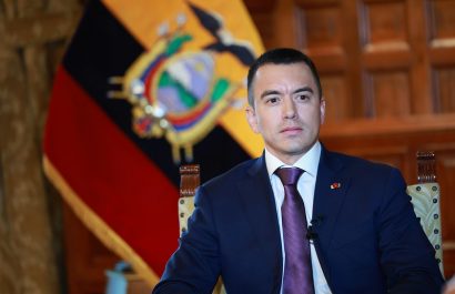 El presidente Daniel Noboa busca que se instale una Asamblea Constituyente en Ecuador. FOTO: Presidencia de Ecuador