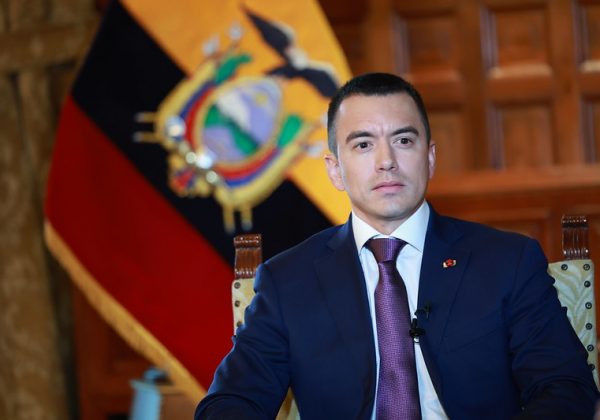 El presidente Daniel Noboa busca que se instale una Asamblea Constituyente en Ecuador. FOTO: Presidencia de Ecuador