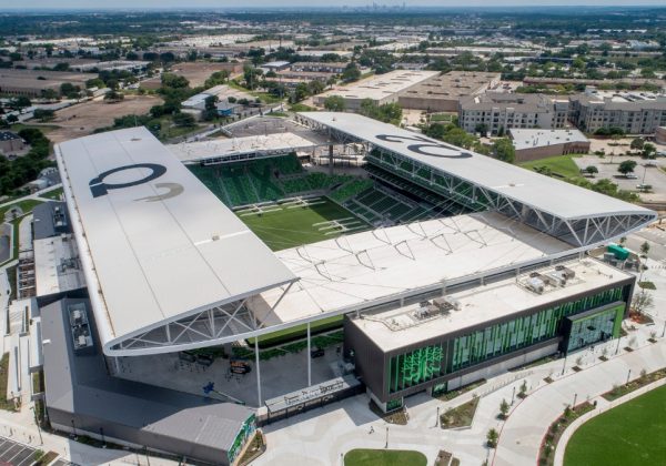 El Q2 Stadium de Austin, Texas, será la sede del encuentro entre las selecciones de Ecuador y Estados Unidos, el 10 de octubre de 2025. (Aeworldmap)
