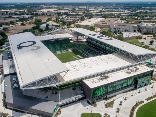 El Q2 Stadium de Austin, Texas, será la sede del encuentro entre las selecciones de Ecuador y Estados Unidos, el 10 de octubre de 2025. (Aeworldmap)