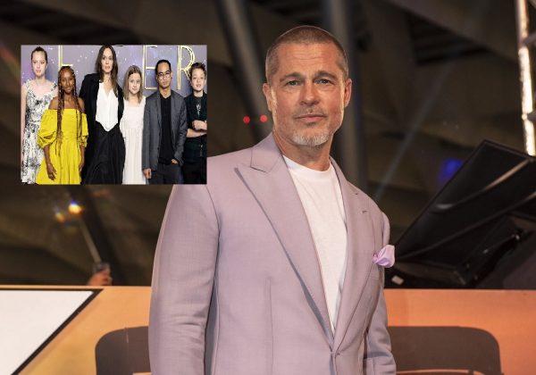 El actor estadounidense Brad Pitt mantiene vínculos tensos con sus hijos.