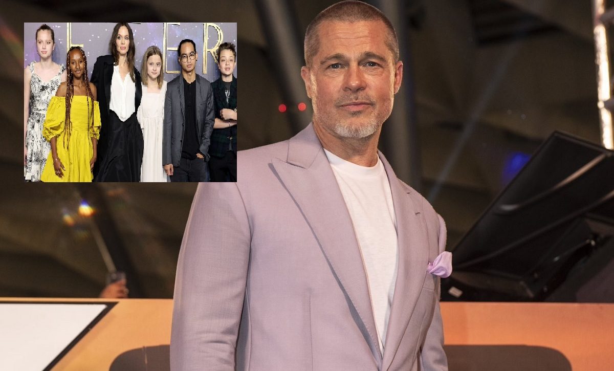 El actor estadounidense Brad Pitt mantiene vínculos tensos con sus hijos.