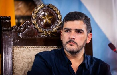 El alcalde de Guayaquil, Aquiles Alvarez.
