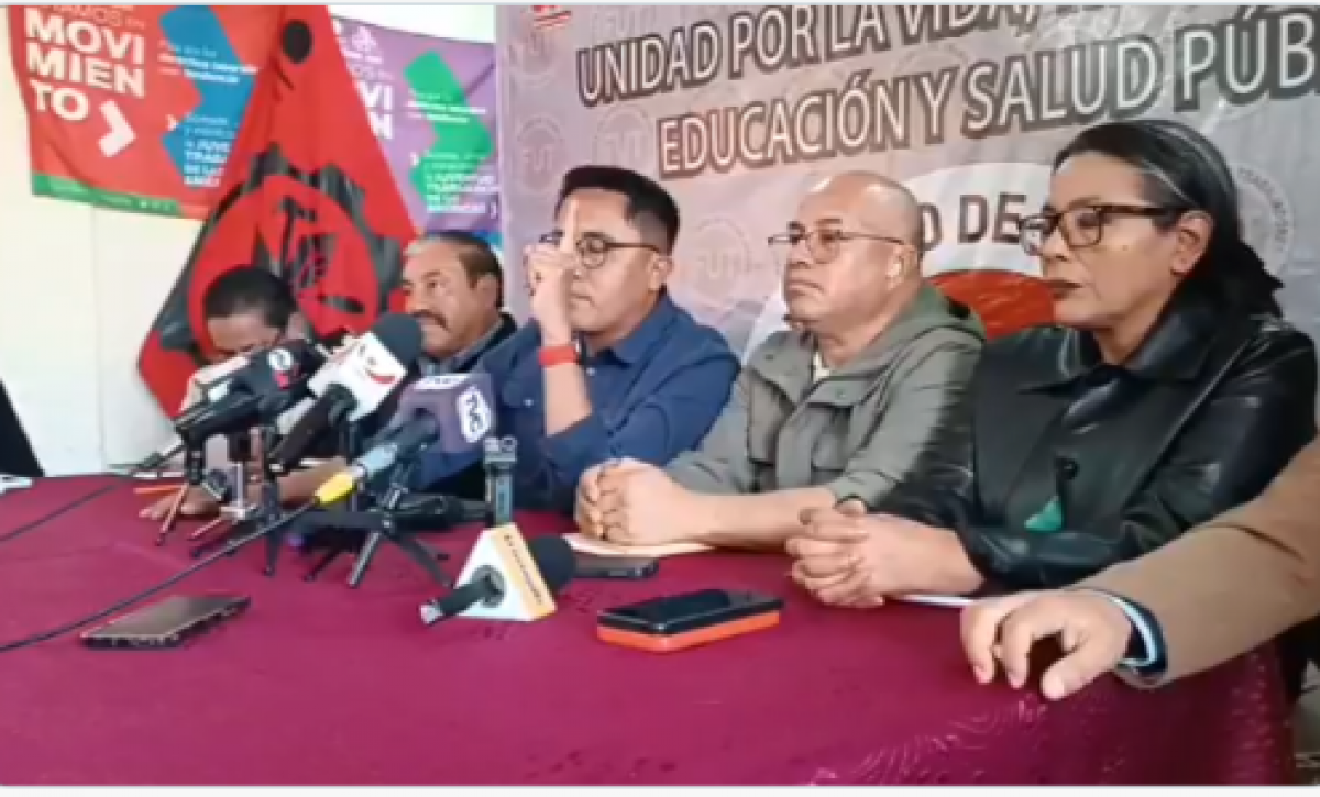 El anuncio lo realizaron organizaciones sociales en rueda de prensa.