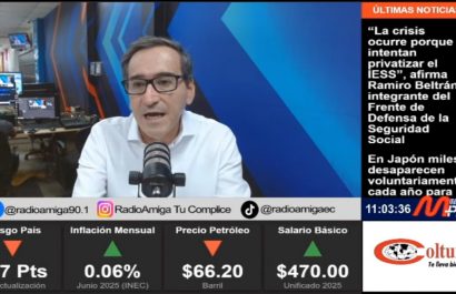 El asambleísta Fernando Cedeño manifiesta que la consulta popular de Daniel Noboa es un distractor político”