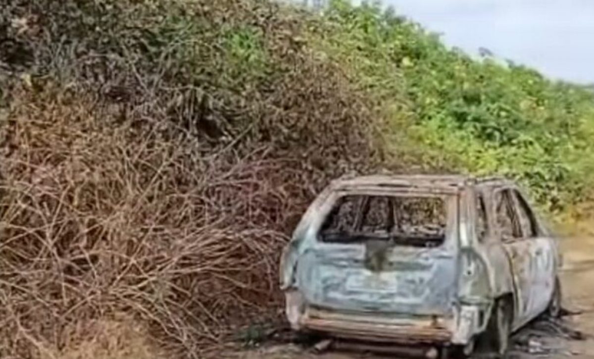 El auto se consumió en su totalidad por lo que se desconoce su procedencia.