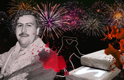 El cártel de Medellín también usaba pirotecnia para celebrar sus victorias delictivas en la época de Pablo Escobar
