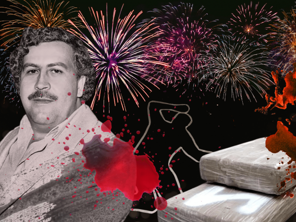 El cártel de Medellín también usaba pirotecnia para celebrar sus victorias delictivas en la época de Pablo Escobar
