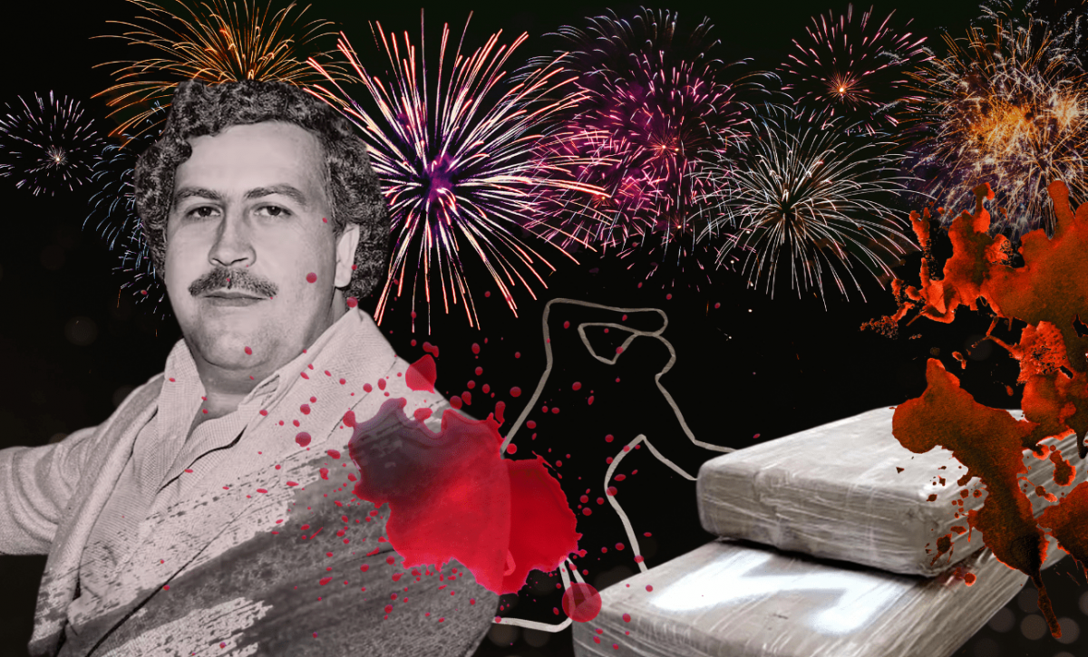 El cártel de Medellín también usaba pirotecnia para celebrar sus victorias delictivas en la época de Pablo Escobar