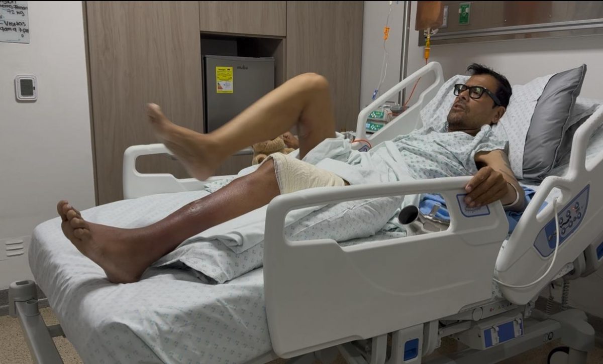 El conmovedor mensaje de Jorge Gutiérrez desde su cama de hospital en Medellín