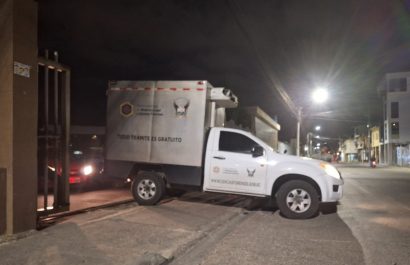 El cuerpo de José Cedeño fue trasladado al centro forense en Manta para la autopsia de rigor.