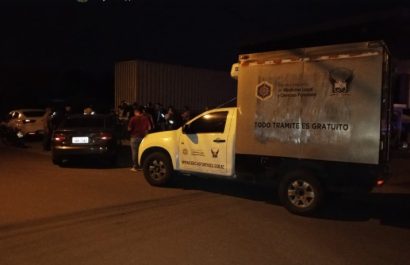 El cuerpo de William Vinces fue trasladado al centro forense de Manta para la autopsia de rigor.