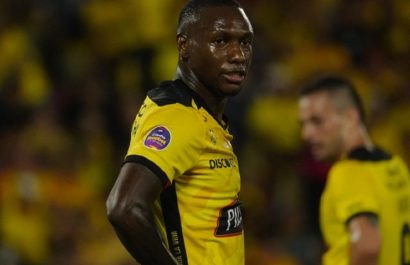 El defensa ecuatoriano Aníbal Chalá de Barcelona SC.