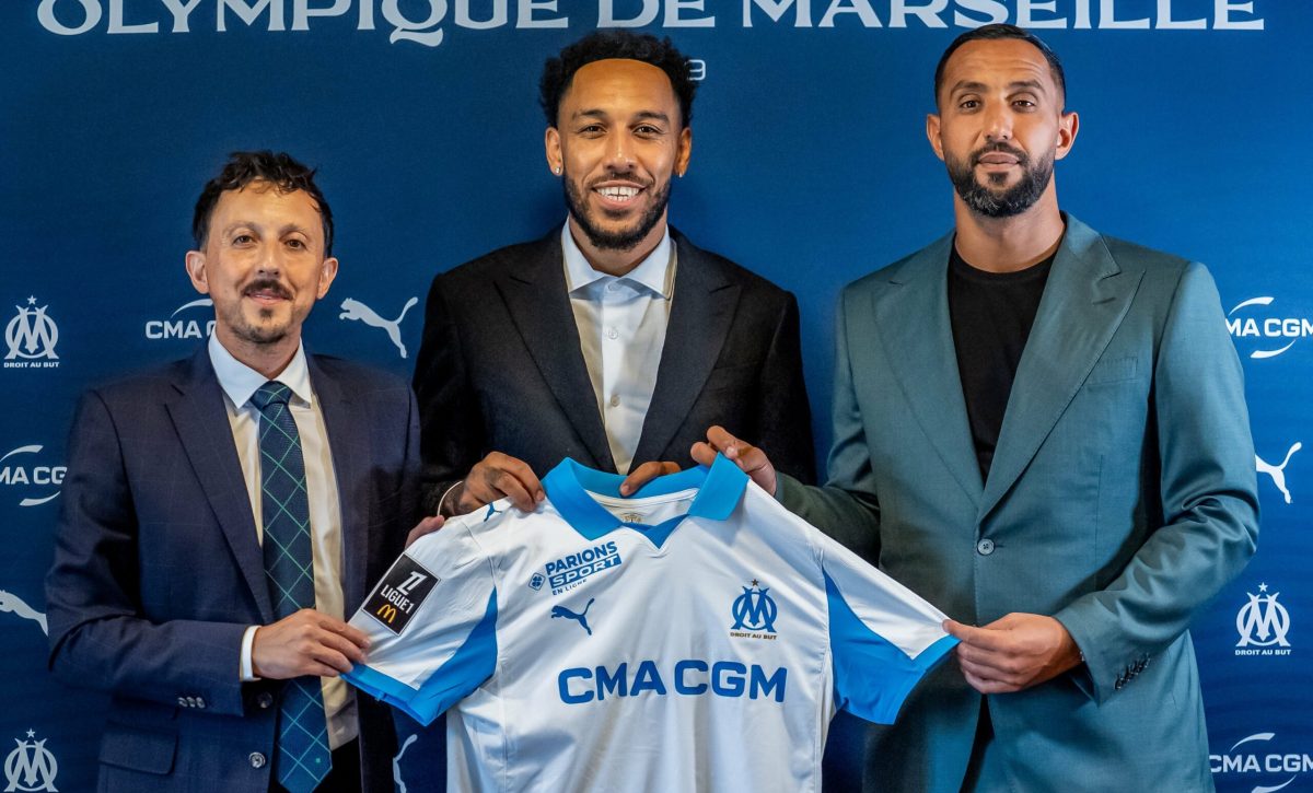 El delantero Pierre-Emerick Aubameyang vuelve al Olympique de Marsella