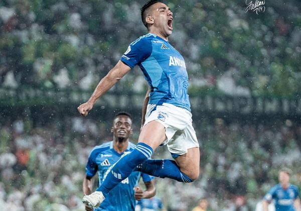 El delantero colombiano Radamel Falcao García dejó el club Millonarios.