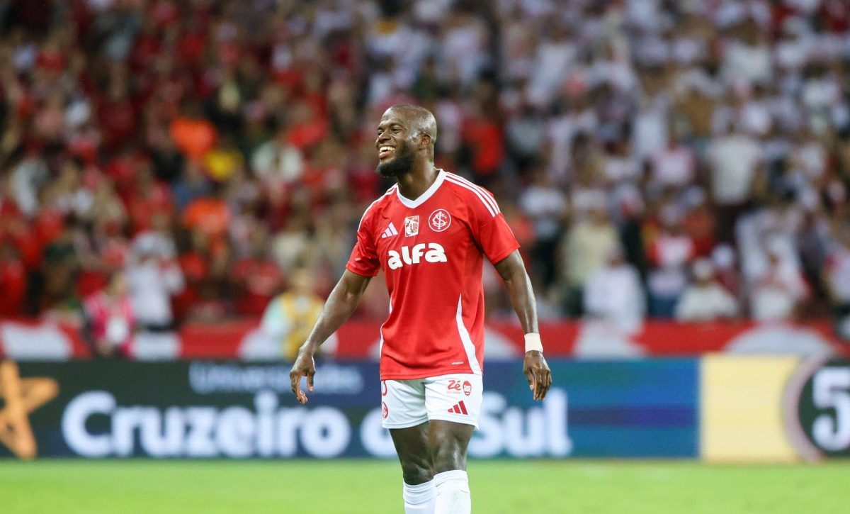 El delantero ecuatoriano Enner Valencia del Inter de Porto Alegre.