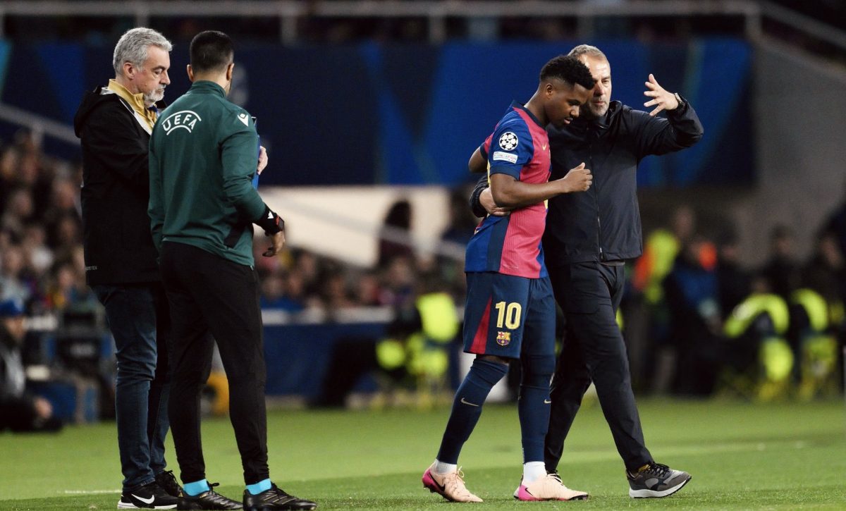 El delantero español Ansu Fati tuvo minutos en Champions League con el FC Barcelona.