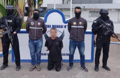 El detenido durante el allanamiento en una vivienda quedó a órdenes de las autoridades judiciales.