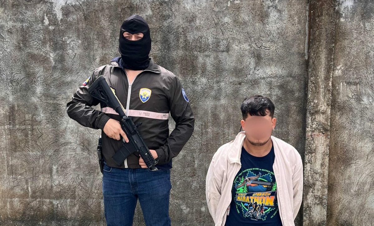 El detenido fue puesto a órdenes de las autoridades judiciales.