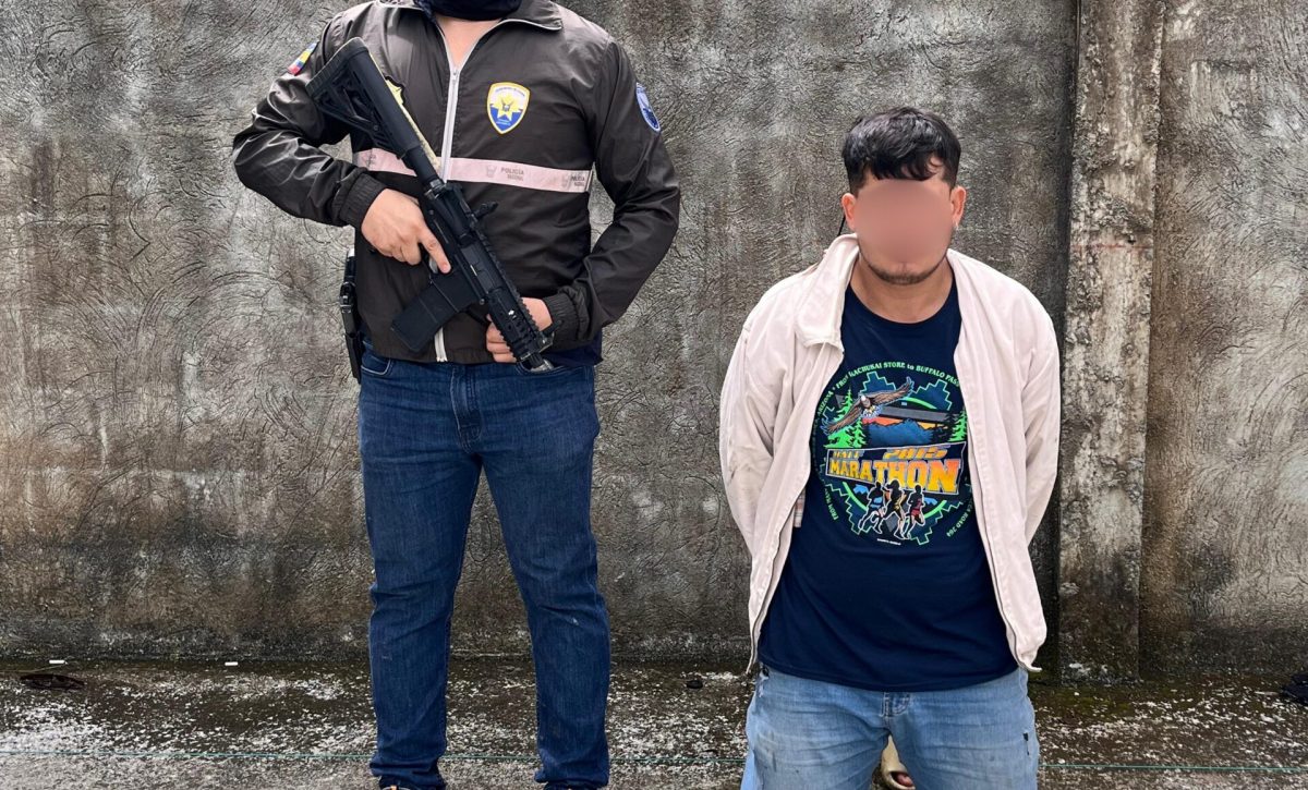 El detenido fue puesto a órdenes de las autoridades judiciales.