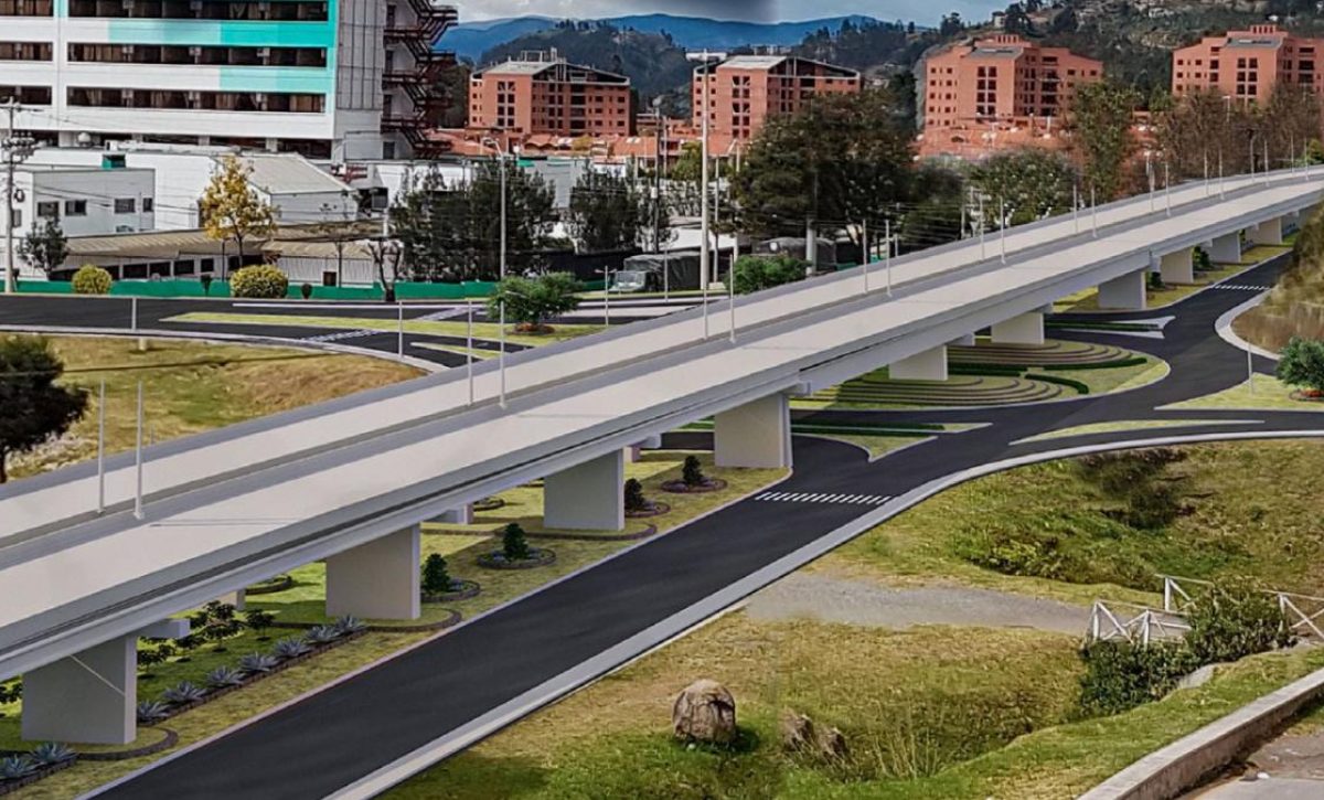 El distribuidor Monay–IESS se ejecutará en Azuay con una inversión que supera los 36 millones de dólares. (Ministerio de Transporte)