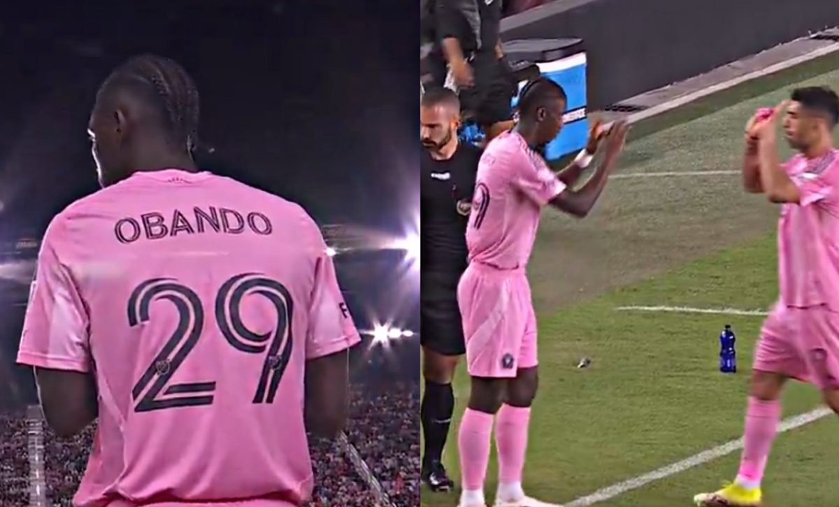 El ecuatoriano Allen Obando debuta con el Inter de Miami